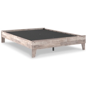 Neilsville Queen Platform Bed, Whitewash
