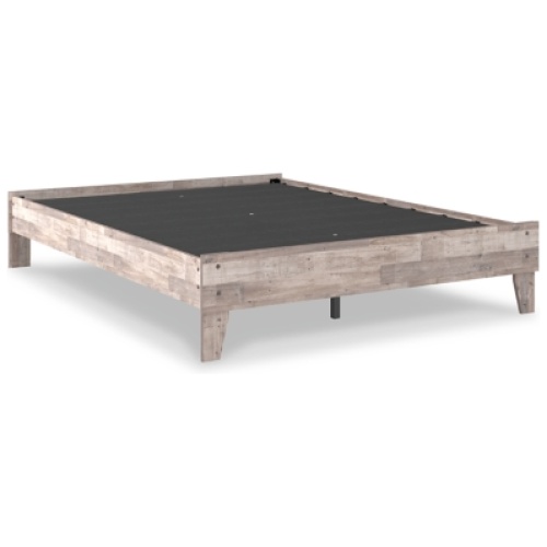 Neilsville Queen Platform Bed, Whitewash