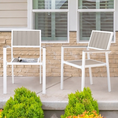 Nuu Garden Outdoor Dining Chairs(Set Of 2), Brown