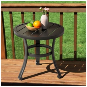 Nuu Garden Outdoor Side Table, Black