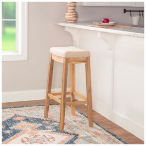 Perry Bar Stool , Rustic Brown