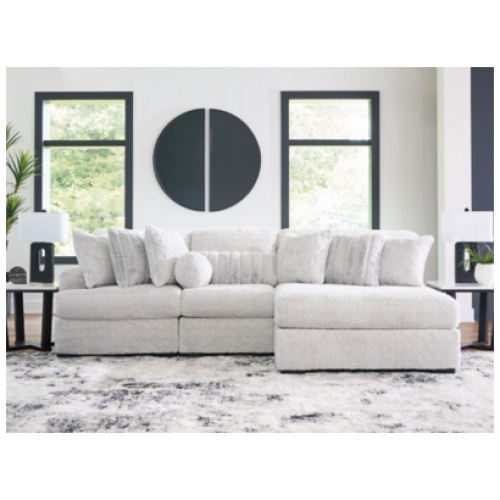 Snodoodle 3-Piece Modular Sofa Chaise, Arctic
