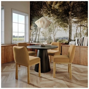 TOV Furniture Tiara Dining Chair, Cognac