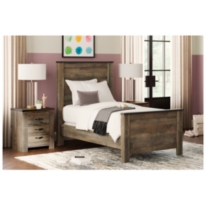 Trinell Twin Panel Bed, Brown