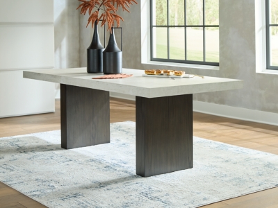 Westonfort Dining Table, Espresso, Melamine/Wood