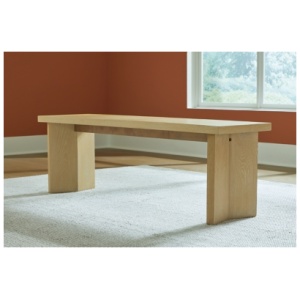 Whittgate 59" Dining Bench, Light Brown