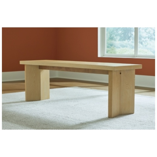Whittgate 59" Dining Bench, Light Brown