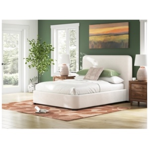 Whittgate Queen Next-Gen Nuvella™ Performance Fabric Bed, Beige