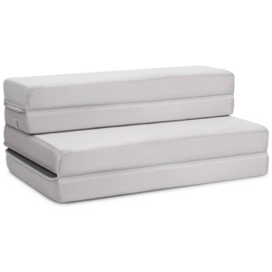4 Inch Folding Sofa Bed Foam Mattress with Handles-Twin XL