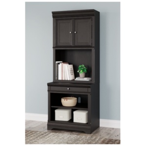 Beckincreek 79" Bookcase, Black