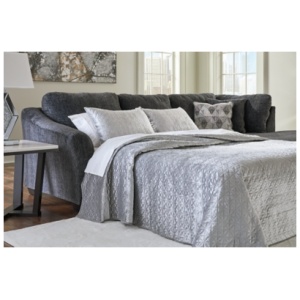 Biddeford 2-Piece Sleeper Sectional with Chaise, Shadow