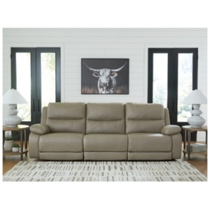 Brannigan 3-Piece Dual Power Reclining Modular Sectional, Pebble