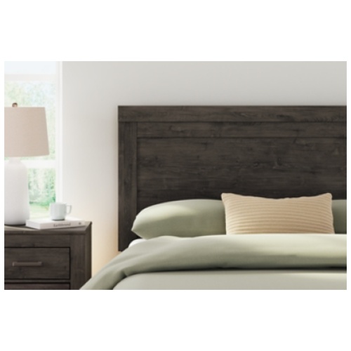 Brinxton Queen Panel Headboard, Charcoal