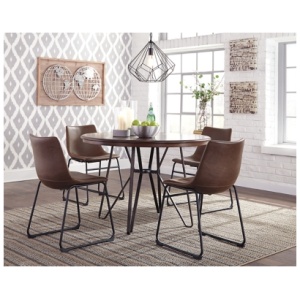 Centiar Dining Table and 4 Chairs, Brown