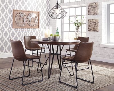 Centiar Dining Table and 4 Chairs, Brown