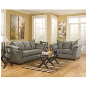 Darcy Sofa and Loveseat, Cobblestone