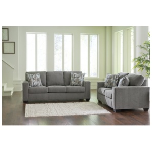 Deltona Sofa and Loveseat, Graphite