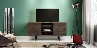 Distressed 53" TV Stand, Brown