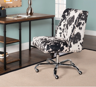 Draper Office Chair, Black/White