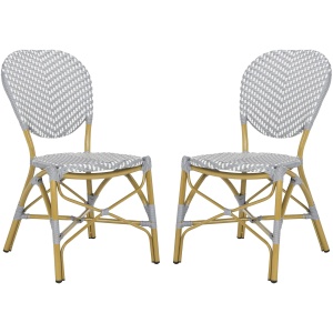 Europa Outdoor French Bistro Side Chair - Set of 2