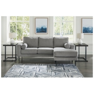 Hazela Sofa Chaise, Charcoal