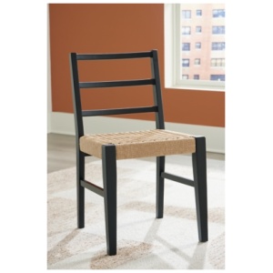 Isanti Dining Chair, Light Brown/Black