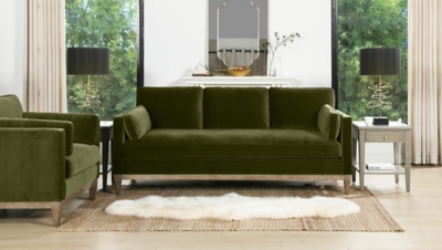 Jennifer Taylor home Knox Sofa, Olive Green