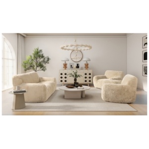 Jennifer Taylor home Summit Sofa, Cream Beige