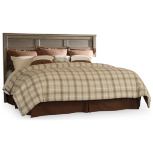 Juararo King/California King Panel Headboard, Dark Brown