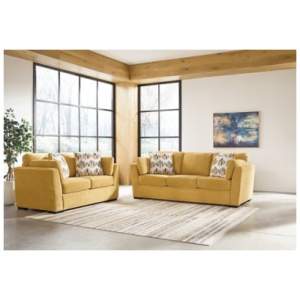 Keerwick Sofa and Loveseat, Sunflower