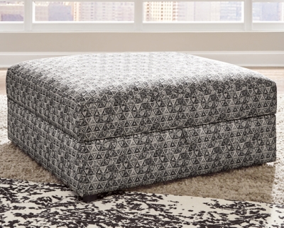 Kellway Storage Ottoman, Bisque
