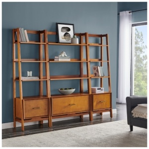 Landon Bookcase Set, Acorn