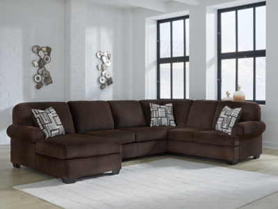 Landsings 3-Piece Sectional with Chaise, Chocolate