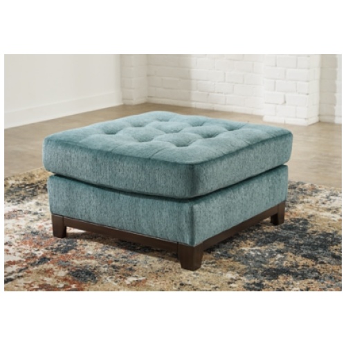Laylabrook Oversized Accent Ottoman, Teal