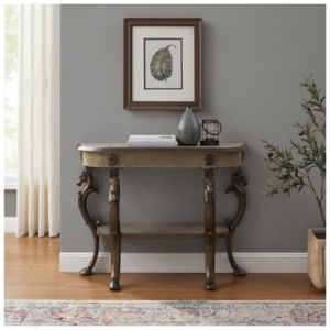 Linon Prescott Console Table, Gray