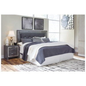 Lodanna King/California King Upholstered Panel Headboard, Gray
