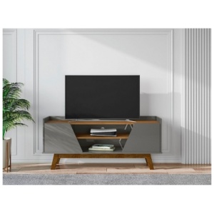 Manhattan Comfort Marcus 53" TV Stand, Gray/Natural