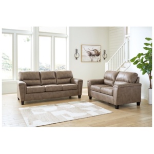 Navi Sofa and Loveseat, Fossil