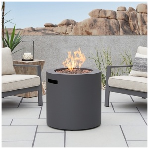 Real Flame Hephaestus Propane Fire Pit, Weathered Slate