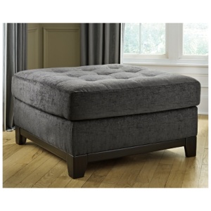 Reidshire Oversized Accent Ottoman, Steel