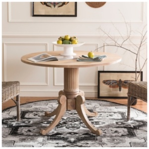 Safavieh Clarity Drop Leaf Dining Table, Rustic Natural, Wood