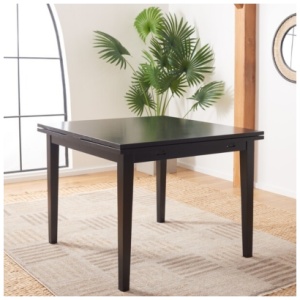 Safavieh Cullen Extendable Dining Table, Black