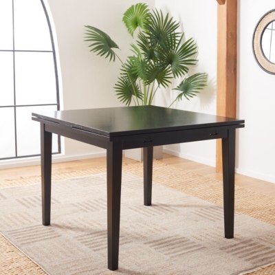 Safavieh Cullen Extendable Dining Table, Black