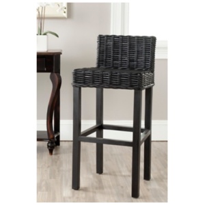 Safavieh Porto Bar Stool, Black