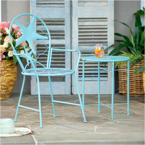 Starfish Chair and Side Table, Set of 2