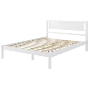 Twin/Full/Queen Size Wood Bed Frame with Headboard and Wooden Slats Support-Queen