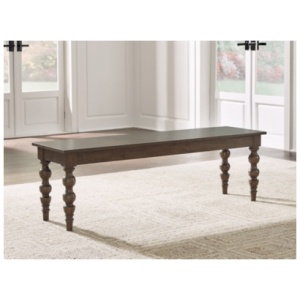 Veramond 58" Dining Bench, Dark Brown
