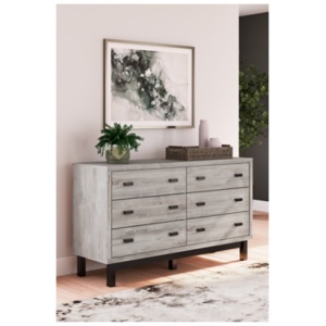 Vessalli 6 Drawer Dresser, Two-tone