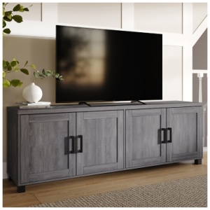 Virlomi 71" TV Stand, Dark Gray