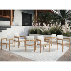 Wesley Outdoor Patio Dining Chair - Set of 6
